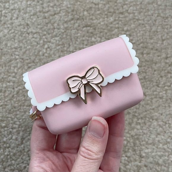 Bath & Body Works Pink Scallop Bow Snap Case PocketBac Holder - Picture 14 of 16